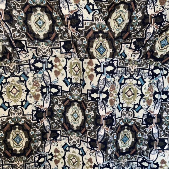 Emma James Blouse Women’s Small V Neck 3/4 Sleeves Geometric Ladies - Picture 3 of 9